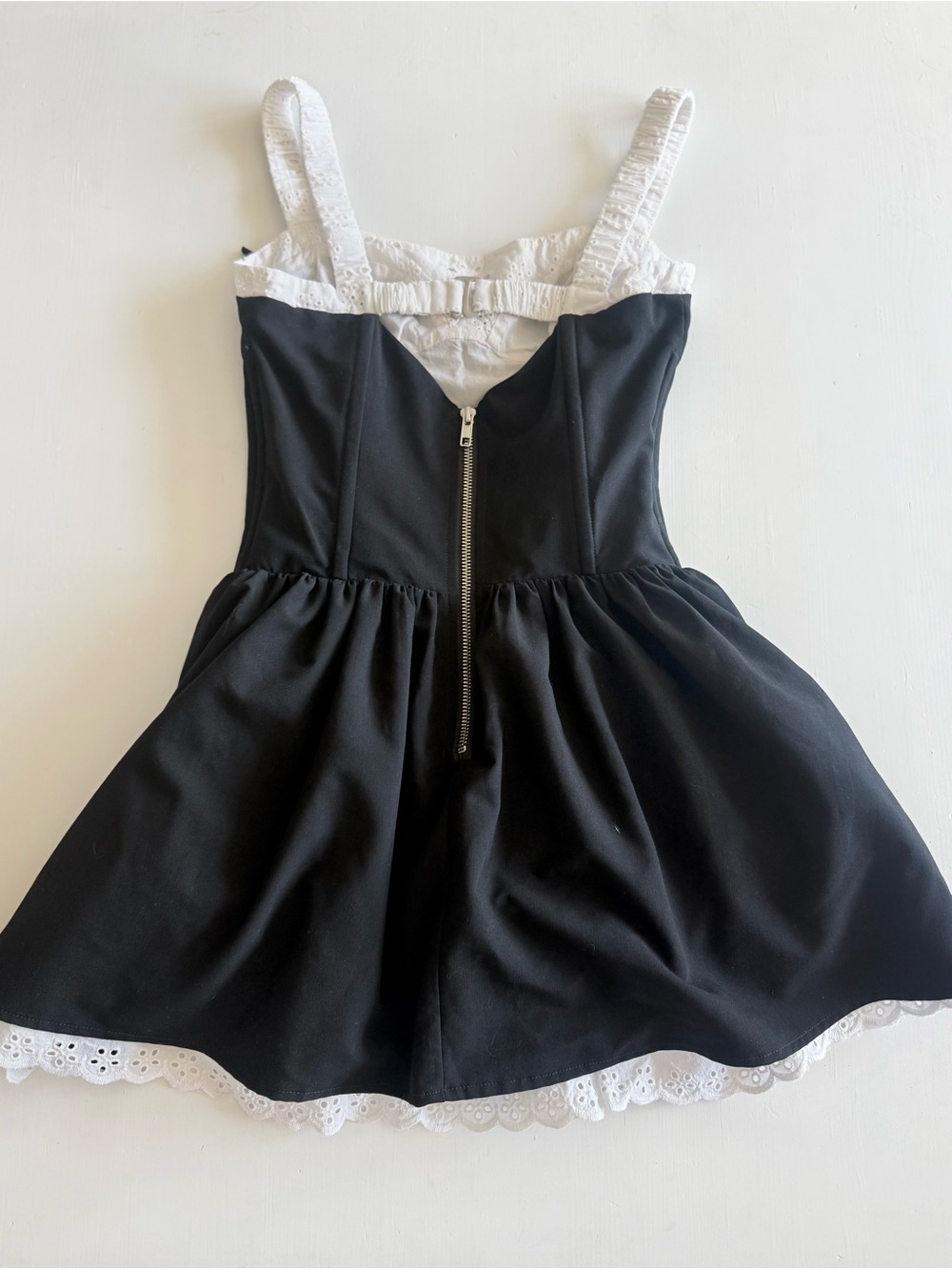 For Love & Lemons Minette Bustier Mini Coquette whimsy Corset Dress eyelet - Picture 6 of 13